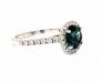 Parti Sapphire Halo Right View